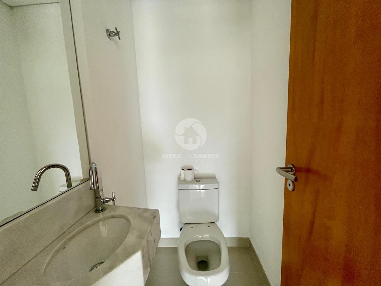 Apartamento 2 Dormitórios, Sacada, Cozinha Americana e Lazer Completo na Avenida Ana Costa – Santos/SP em Vila Mathias, Santos — foto 11