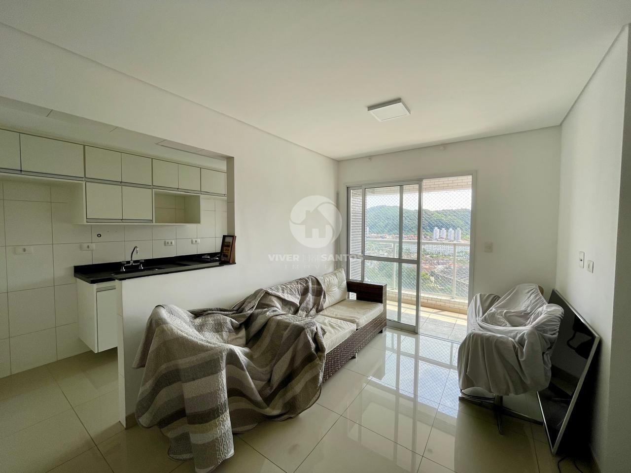 Apartamento 2 Dormitórios, Sacada, Cozinha Americana e Lazer Completo na Avenida Ana Costa – Santos/SP em Vila Mathias, Santos — foto 3
