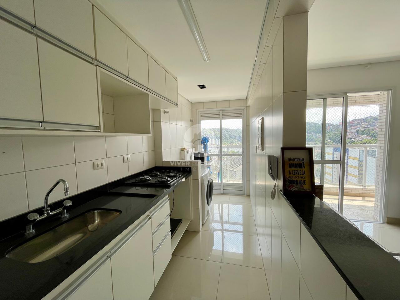 Apartamento 2 Dormitórios, Sacada, Cozinha Americana e Lazer Completo na Avenida Ana Costa – Santos/SP em Vila Mathias, Santos — foto 2