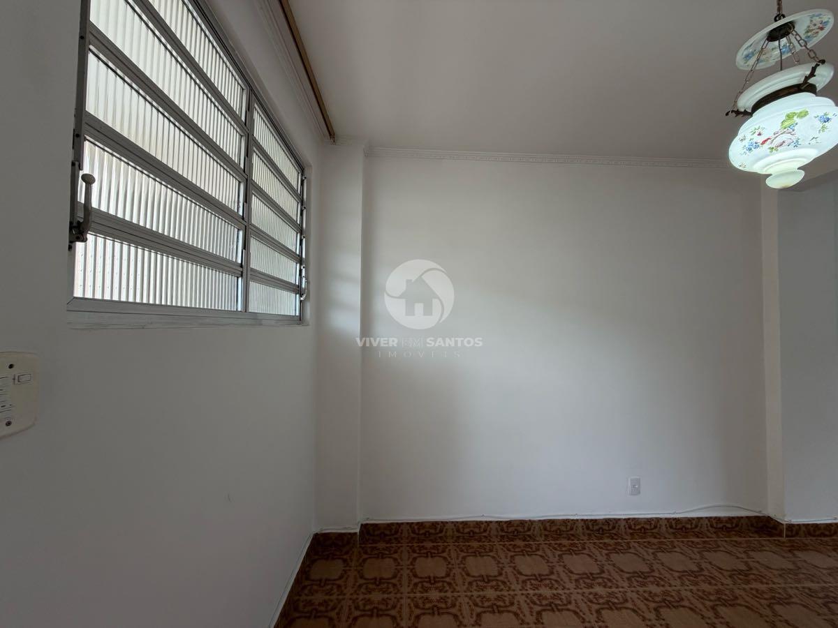 Apartamento 1 Dormitório, Vista Parcial para o Mar, Sala Ampla e Vaga com Manobrista no José Menino – Santos/SP em José Menino, Santos — foto 5