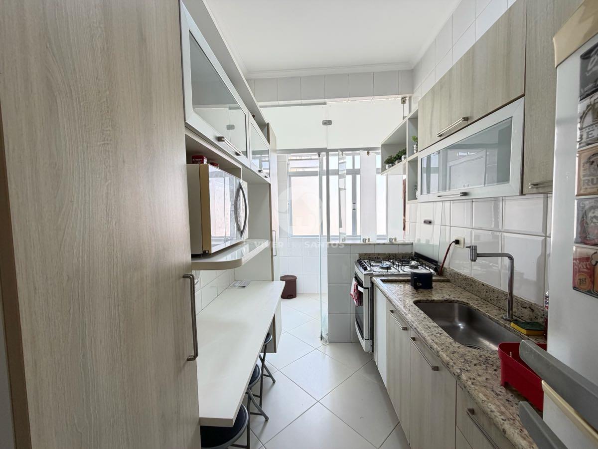 Apartamento 2 Dormitórios, Suíte, Vista Panorâmica para o Mar e Vaga no Embaré – Santos/SPl em Embaré, Santos — foto 15