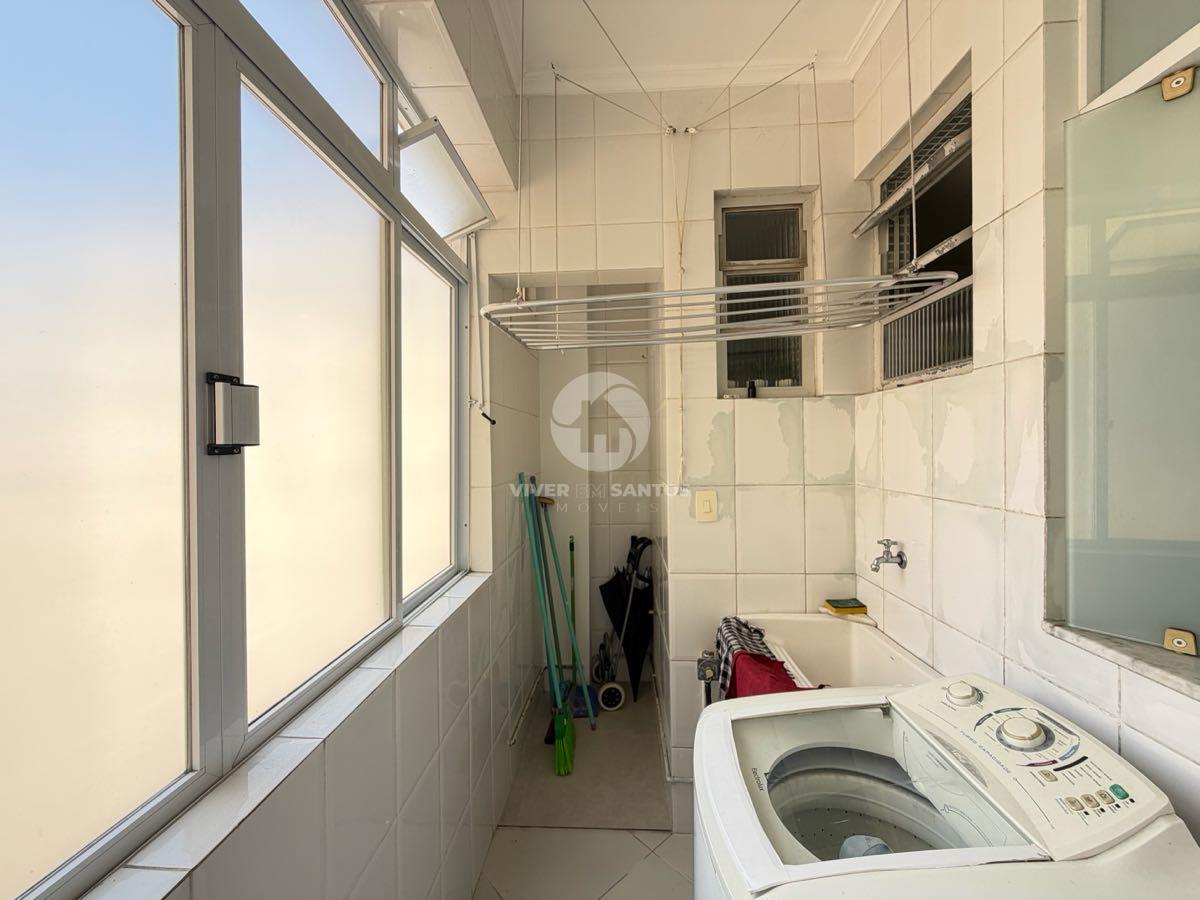 Apartamento 2 Dormitórios, Suíte, Vista Panorâmica para o Mar e Vaga no Embaré – Santos/SPl em Embaré, Santos — foto 17