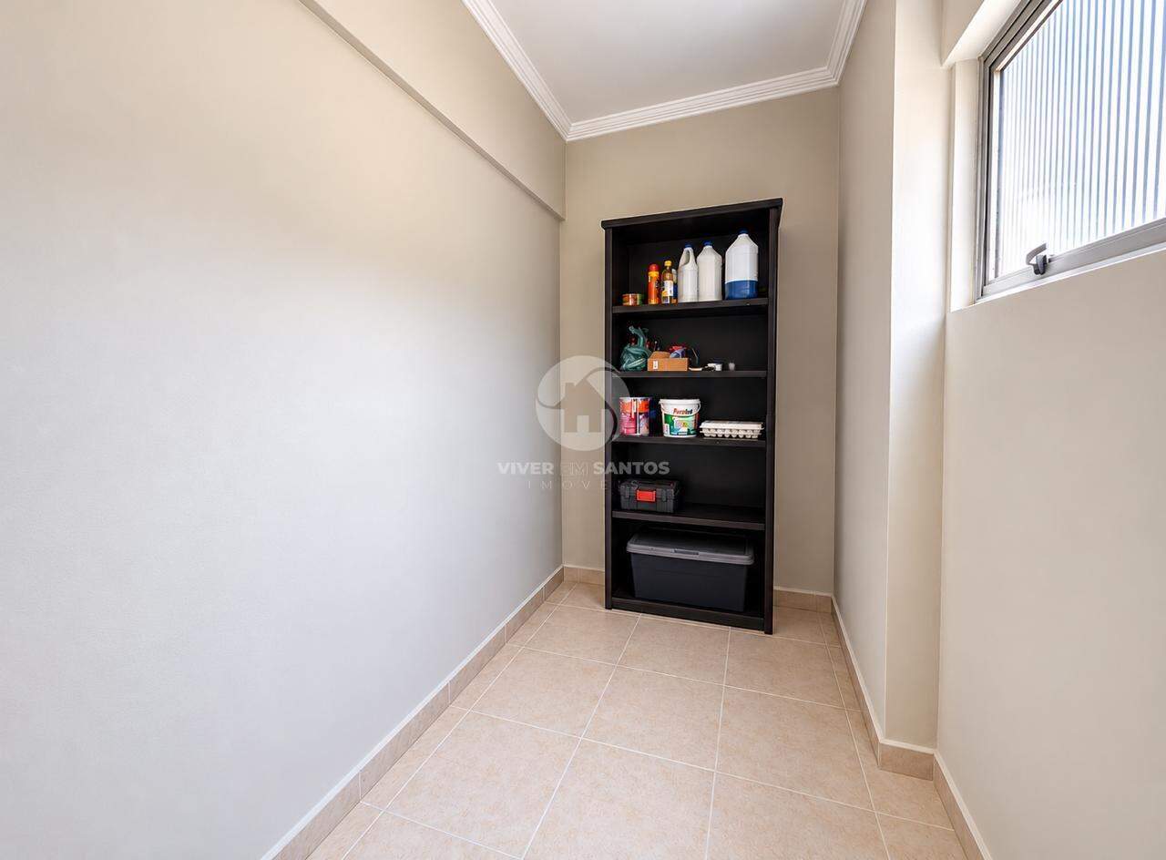 Apartamento Porteira Fechada, 2 Dormitórios, Dependência Completa, Lazer e Vaga Demarcada na Vila Belmiro – Santos/SP em Vila Belmiro, Santos — foto 21