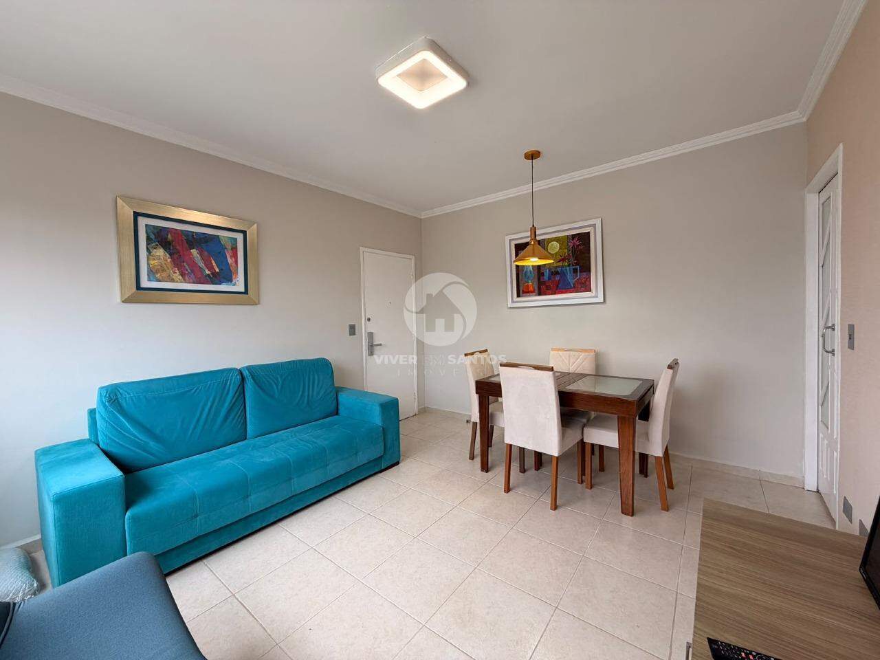 Apartamento Porteira Fechada, 2 Dormitórios, Dependência Completa, Lazer e Vaga Demarcada na Vila Belmiro – Santos/SP em Vila Belmiro, Santos — foto 2