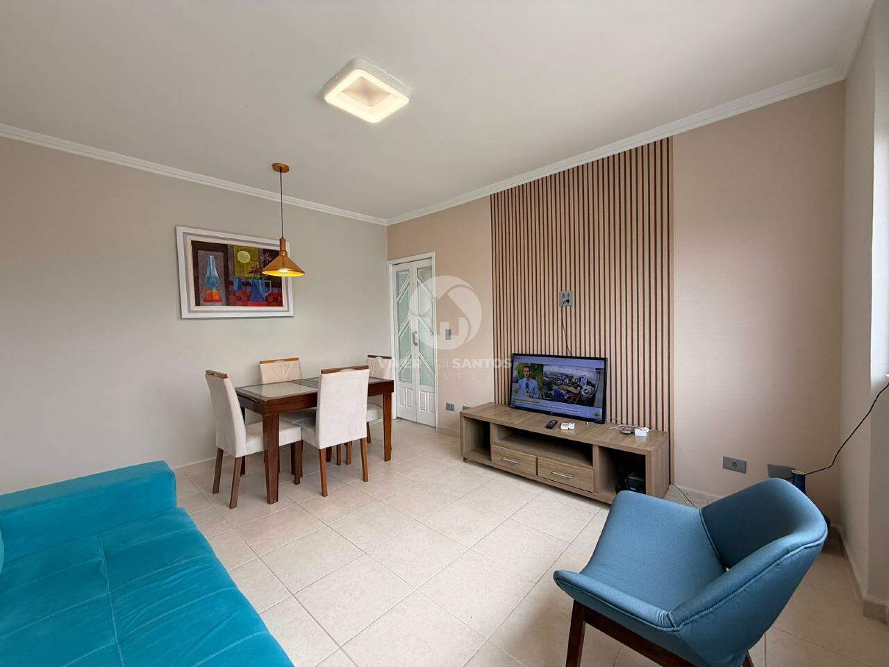 Apartamento Porteira Fechada, 2 Dormitórios, Dependência Completa, Lazer e Vaga Demarcada na Vila Belmiro – Santos/SP em Vila Belmiro, Santos — foto 3