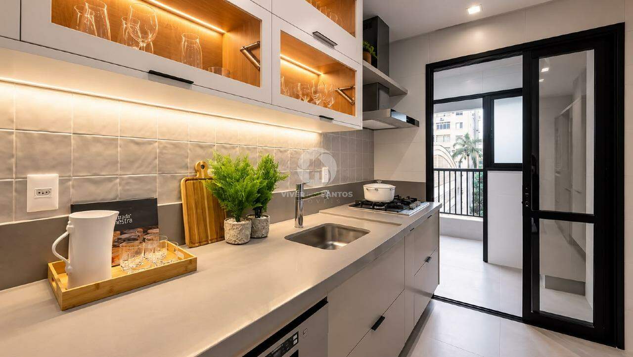 Apartamento Em Construção 3 Suítes, Varanda Gourmet, 2 Vagas e Lazer Completo a Menos de 1 Quadra da Praia – Santos/SP em Aparecida, Santos — foto 11