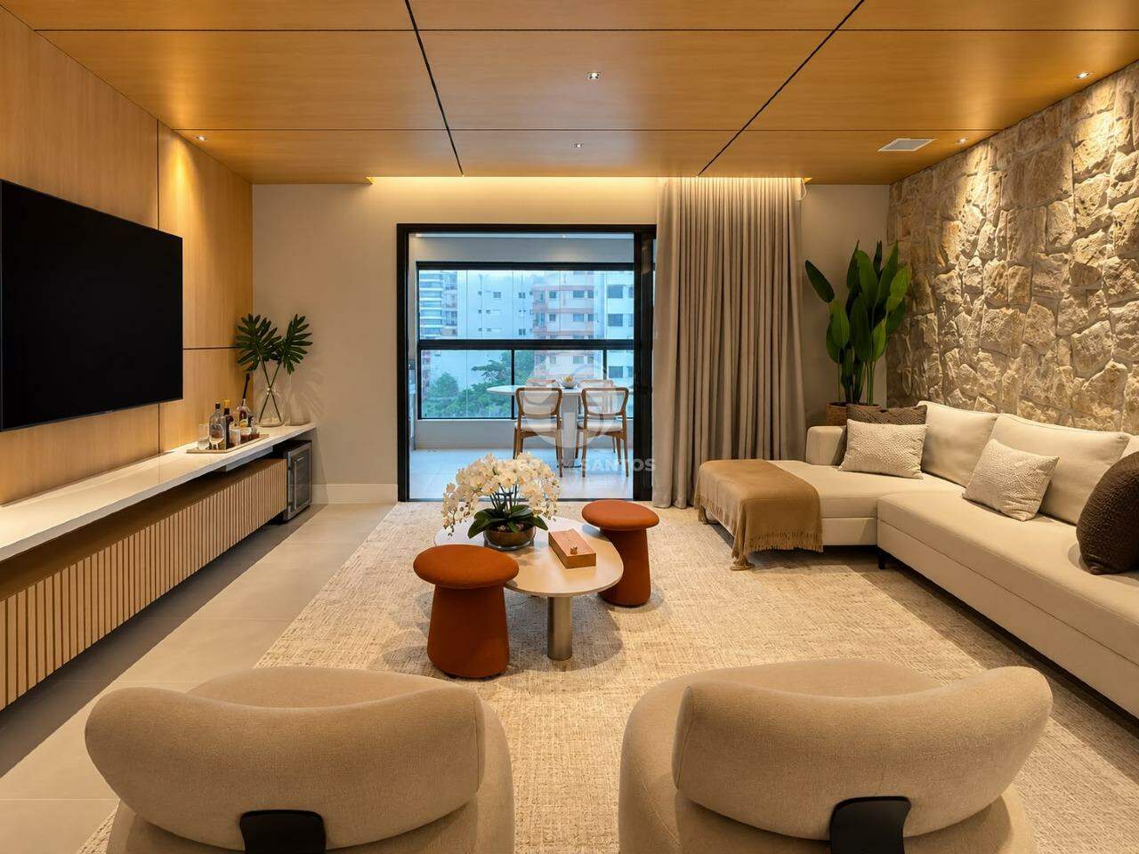 Apartamento Em Construção 3 Suítes, Varanda Gourmet, 2 Vagas e Lazer Completo a Menos de 1 Quadra da Praia – Santos/SP em Aparecida, Santos — foto 9