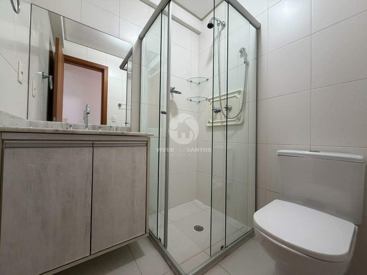 Apartamento 3 Dormitórios, Suíte, Varanda com Churrasqueira, Lazer Completo e Garagem Fechada na Aparecida – Santos/SP em Aparecida, Santos — foto 22