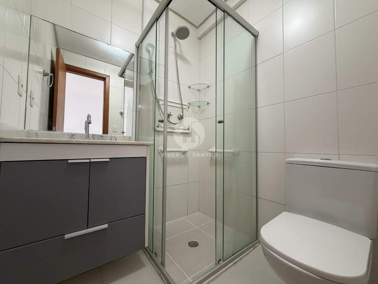 Apartamento 3 Dormitórios, Suíte, Varanda com Churrasqueira, Lazer Completo e Garagem Fechada na Aparecida – Santos/SP em Aparecida, Santos — foto 12