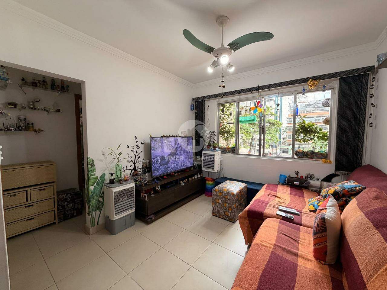 Apartamento Reformado, 2 Dormitórios, Vista Livre e Portaria 24h na Quadra da Praia – Ponta da Praia, Santos/SP em Ponta da Praia, Santos — foto 2