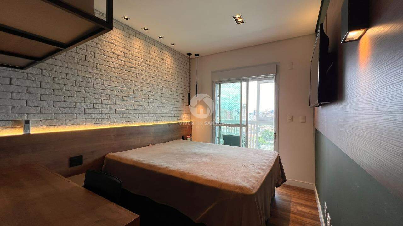 Apartamento 3 Suítes, Varanda Gourmet, Vista Livre e 2 Vagas Demarcadas na Ponta da Praia – Santos/SP em Ponta da Praia, Santos — foto 15