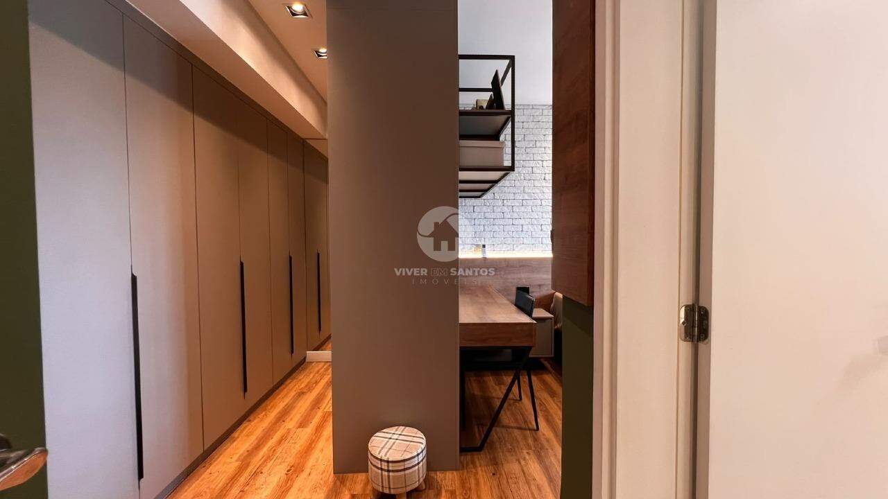 Apartamento 3 Suítes, Varanda Gourmet, Vista Livre e 2 Vagas Demarcadas na Ponta da Praia – Santos/SP em Ponta da Praia, Santos — foto 12