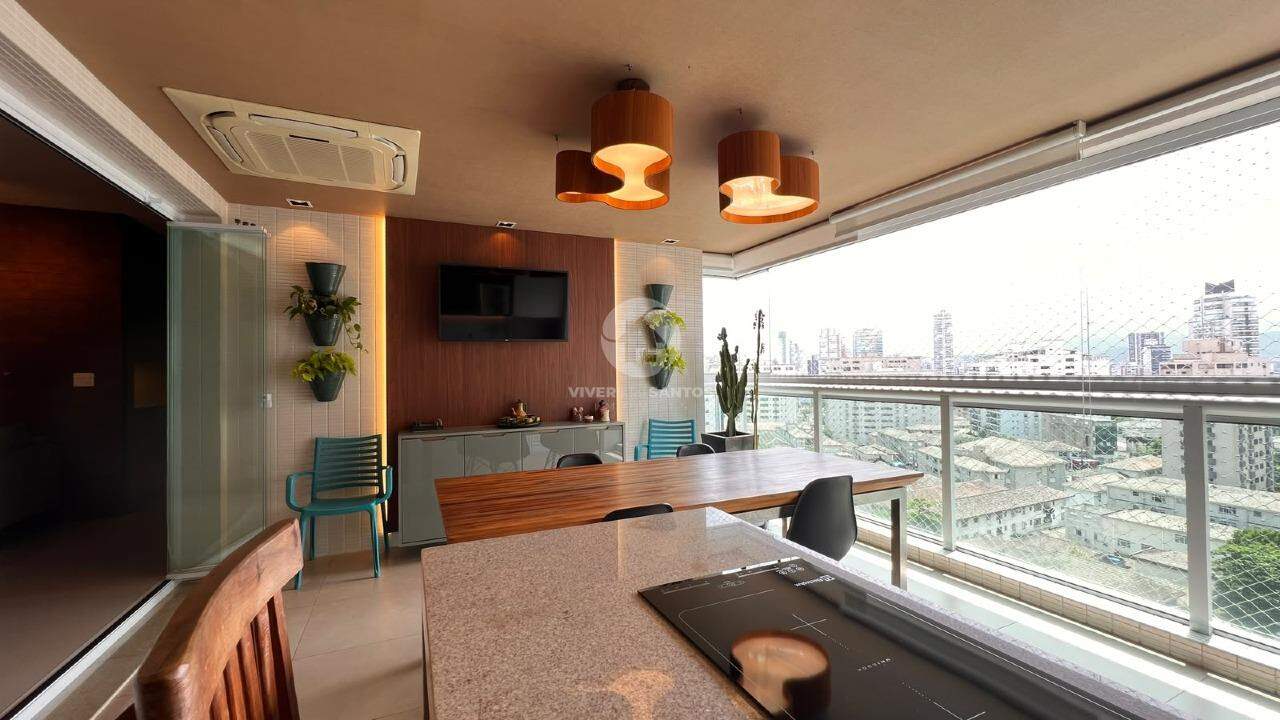 Apartamento 3 Suítes, Varanda Gourmet, Vista Livre e 2 Vagas Demarcadas na Ponta da Praia – Santos/SP em Ponta da Praia, Santos — foto 5