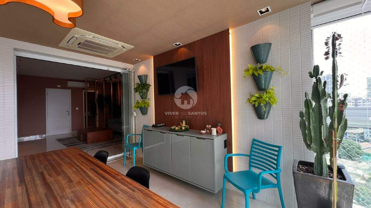 Apartamento 3 Suítes, Varanda Gourmet, Vista Livre e 2 Vagas Demarcadas na Ponta da Praia – Santos/SP em Ponta da Praia, Santos — foto 2