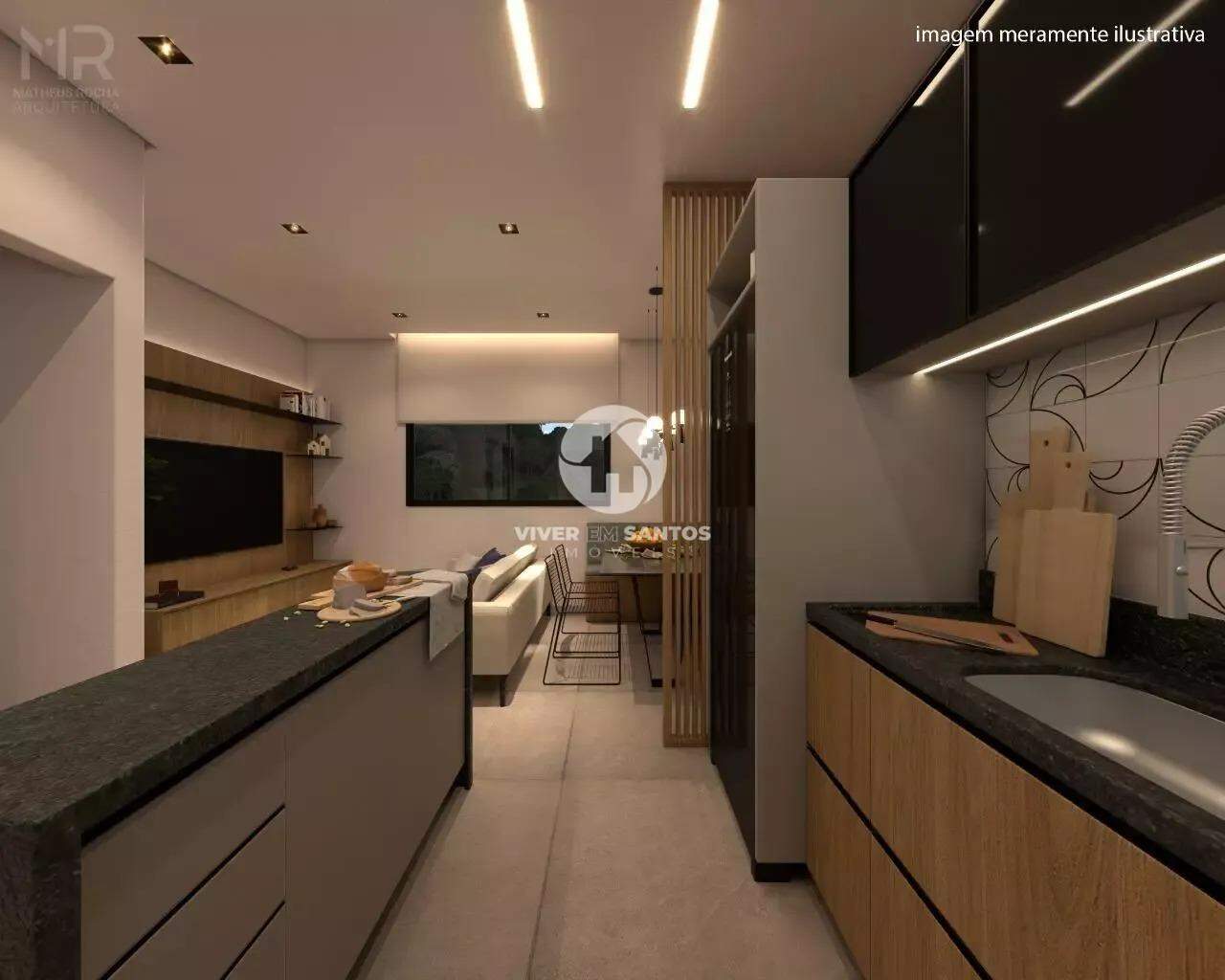 Casa Triplex em Villagio, 2 Dormitórios, Garagem Coberta e Churrasqueira – Entrega em Dezembro em Vila Mathias, Santos — foto 16