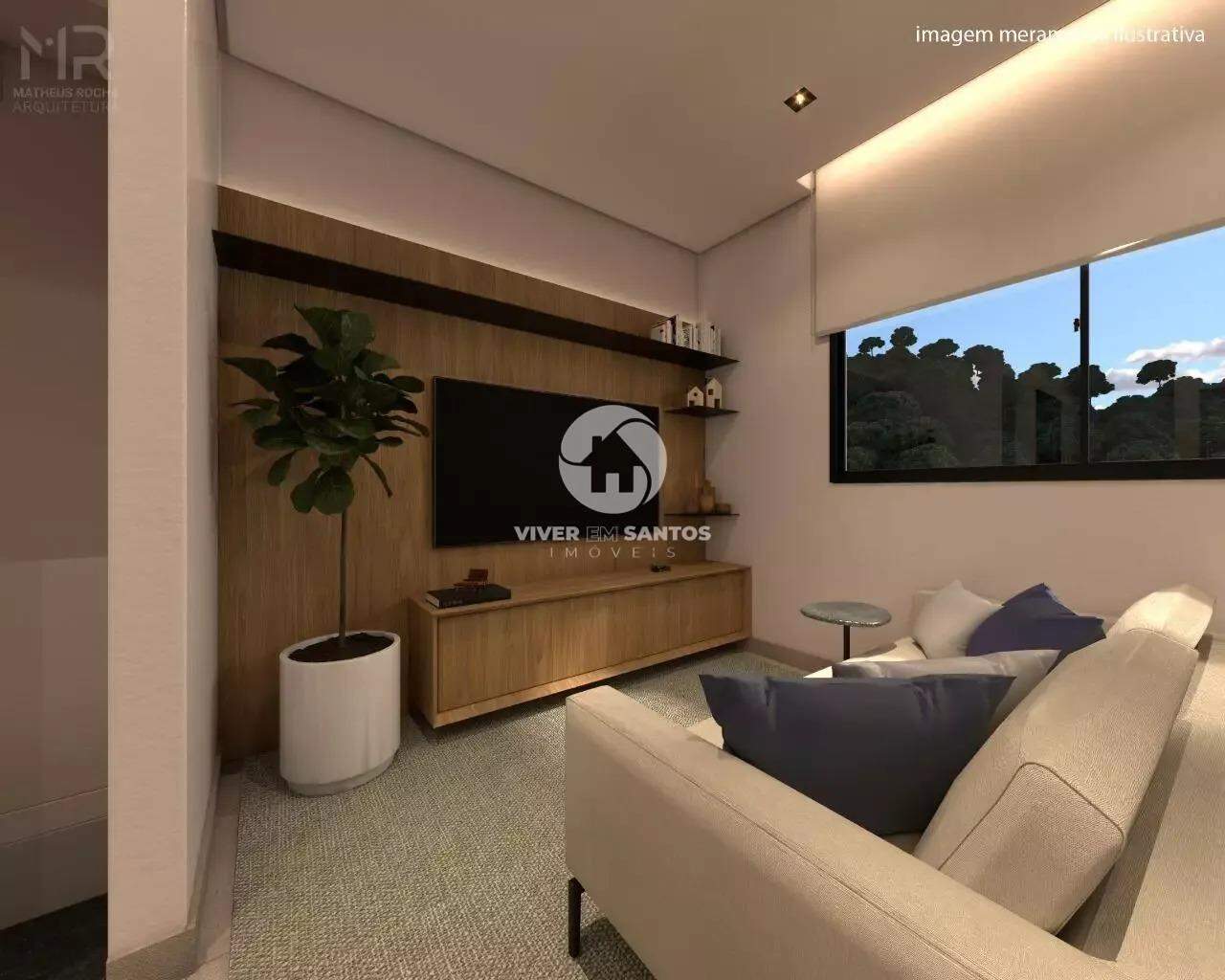 Casa Triplex em Villagio, 2 Dormitórios, Garagem Coberta e Churrasqueira – Entrega em Dezembro em Vila Mathias, Santos — foto 7