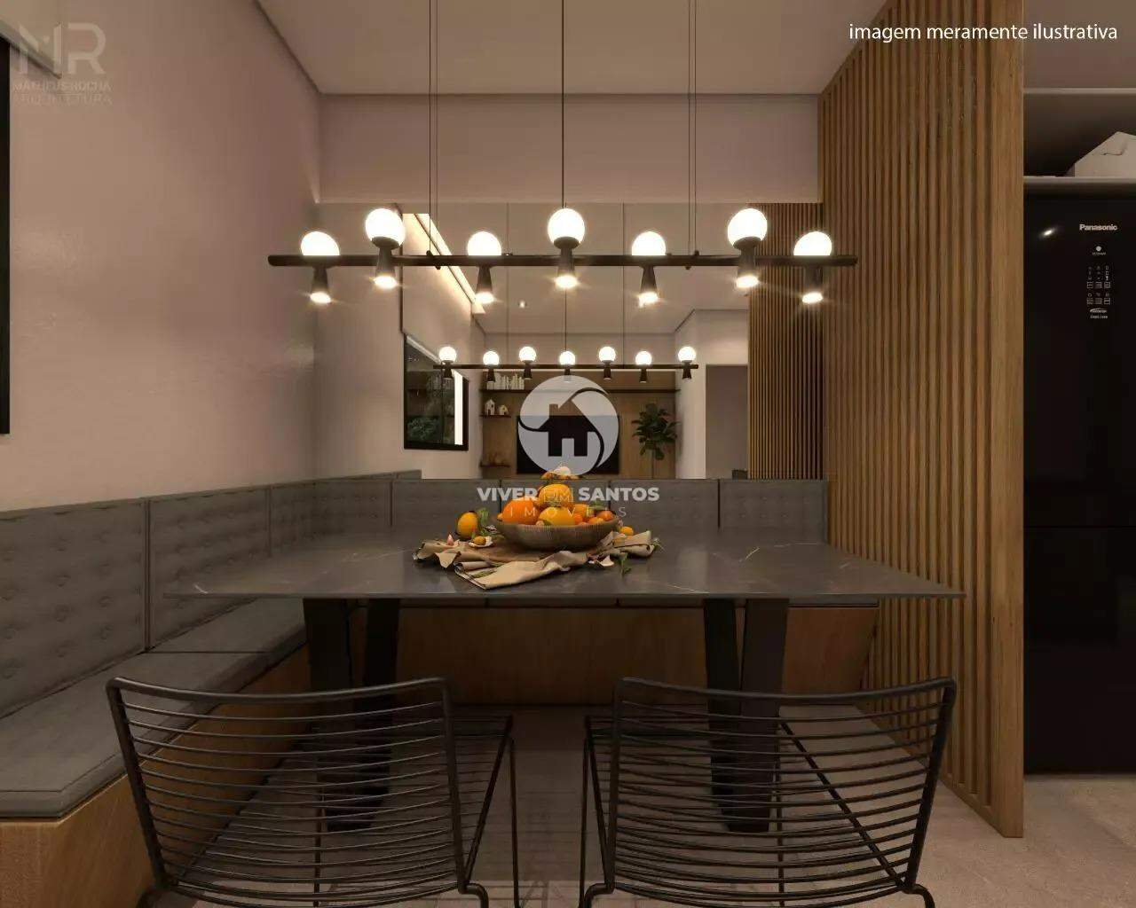 Casa Triplex em Villagio, 2 Dormitórios, Garagem Coberta e Churrasqueira – Entrega em Dezembro em Vila Mathias, Santos — foto 5