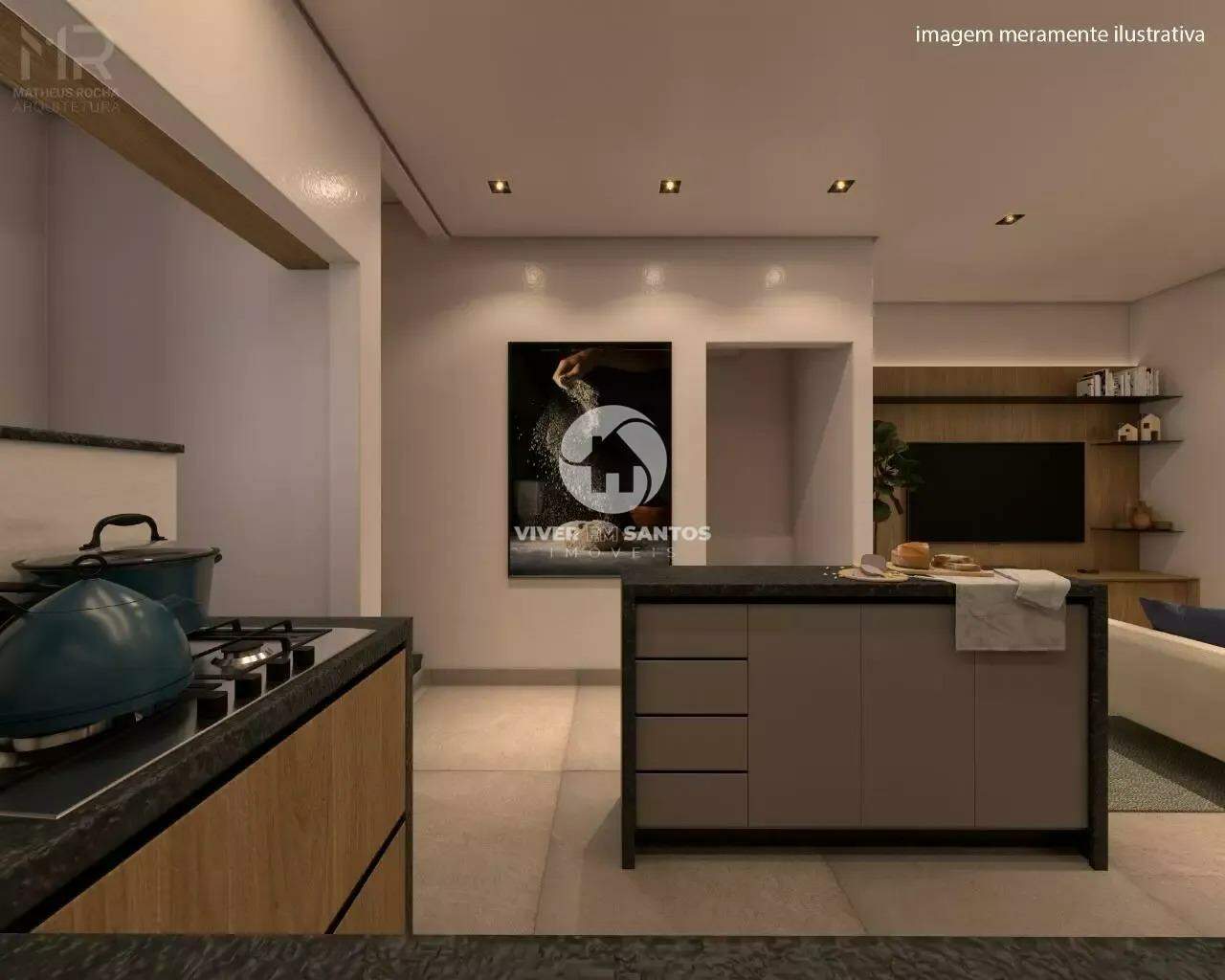 Casa Triplex em Villagio, 2 Dormitórios, Garagem Coberta e Churrasqueira – Entrega em Dezembro em Vila Mathias, Santos — foto 17