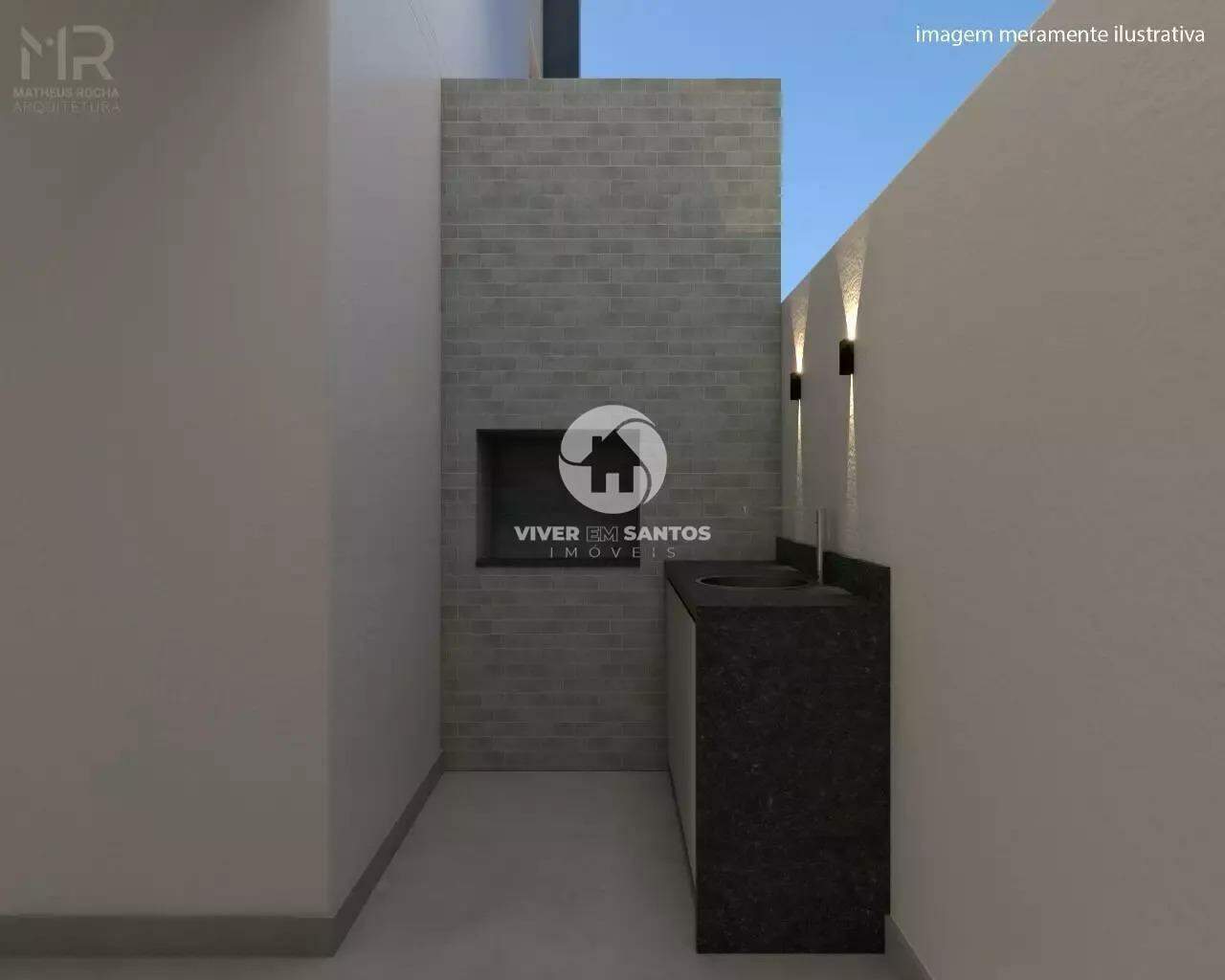 Casa Triplex em Villagio, 2 Dormitórios, Garagem Coberta e Churrasqueira – Entrega em Dezembro em Vila Mathias, Santos — foto 21