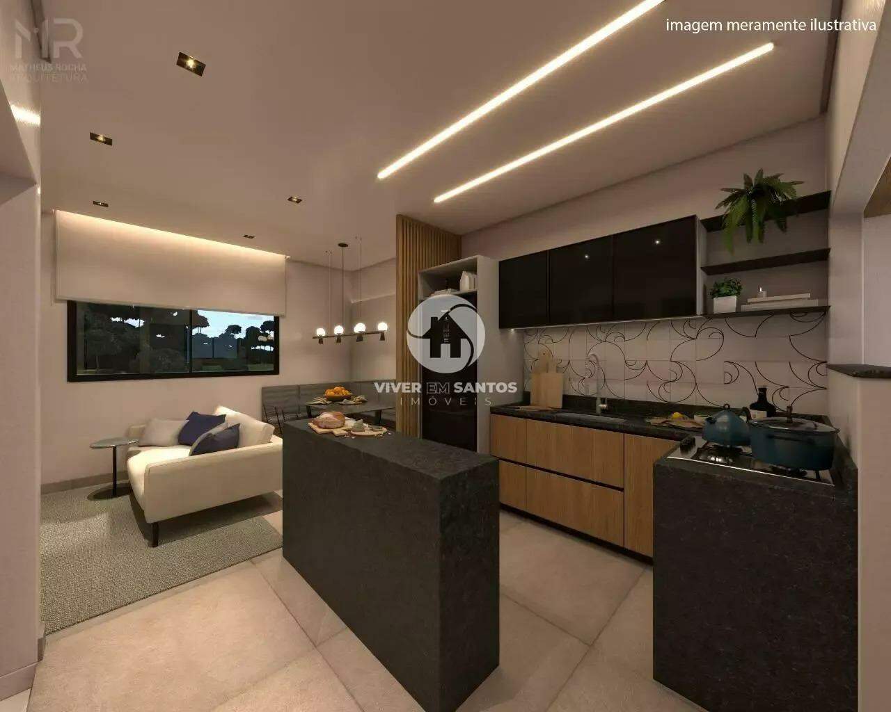 Casa Triplex em Villagio, 2 Dormitórios, Garagem Coberta e Churrasqueira – Entrega em Dezembro em Vila Mathias, Santos — foto 8