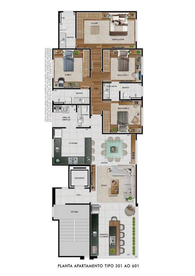 Apartamento à venda no Castelo: 