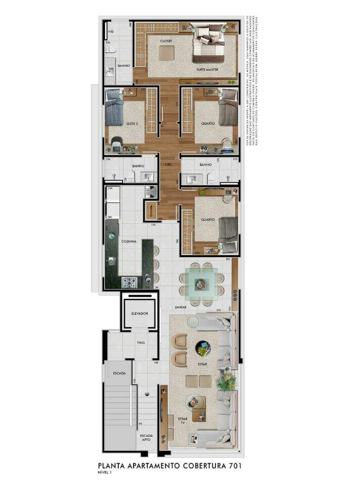 Apartamento à venda no Castelo: 