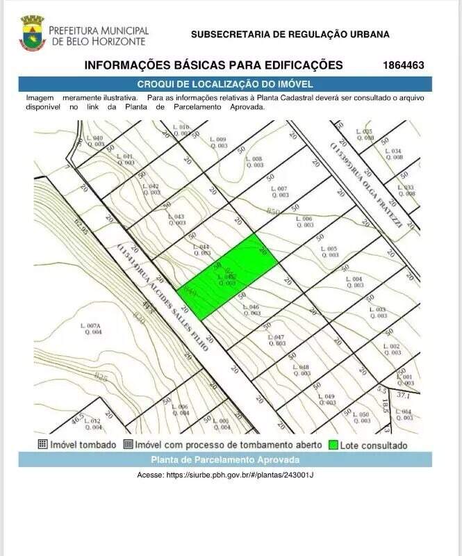 Lotes à venda no Garças: 