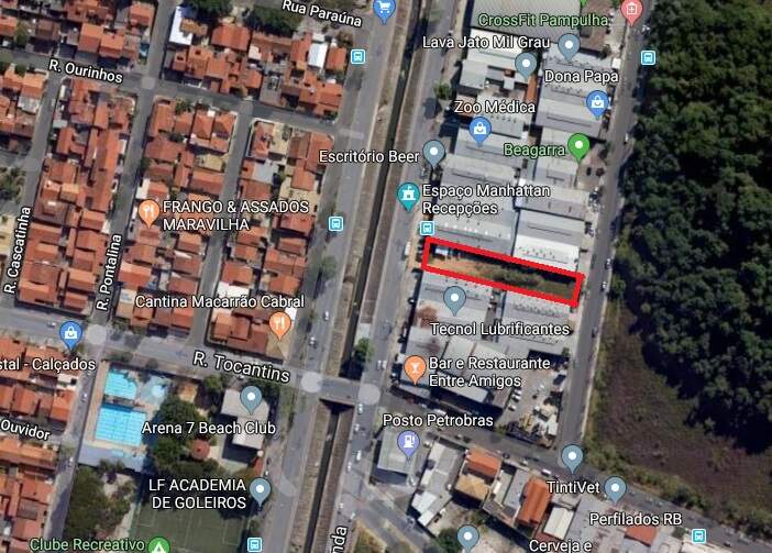 Terreno à venda no Castelo: 