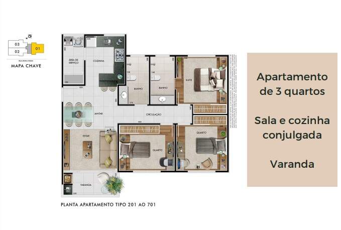 Apartamento à venda no Padre Eustáquio: 
