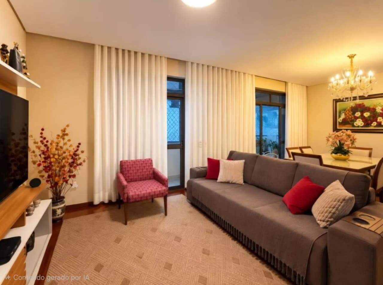 Imagem do imóvel Apartamento com 3 quartos para alugar no Buritis em Belo Horizonte de 110m²