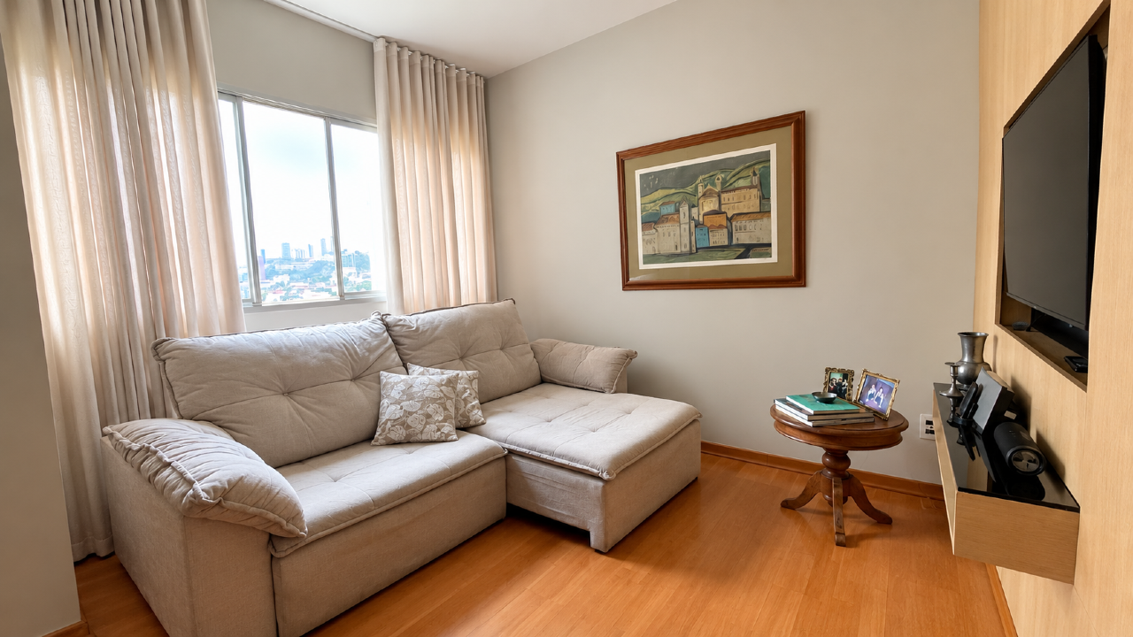 Imagem do imóvel Apartamento à venda, 3 quartos, 1 suíte, 1 vaga, Estoril - Belo Horizonte/MG