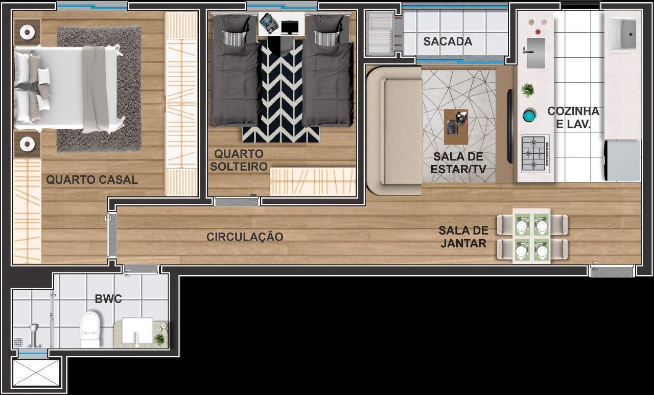 Apartamento à venda no Vila Industrial: 