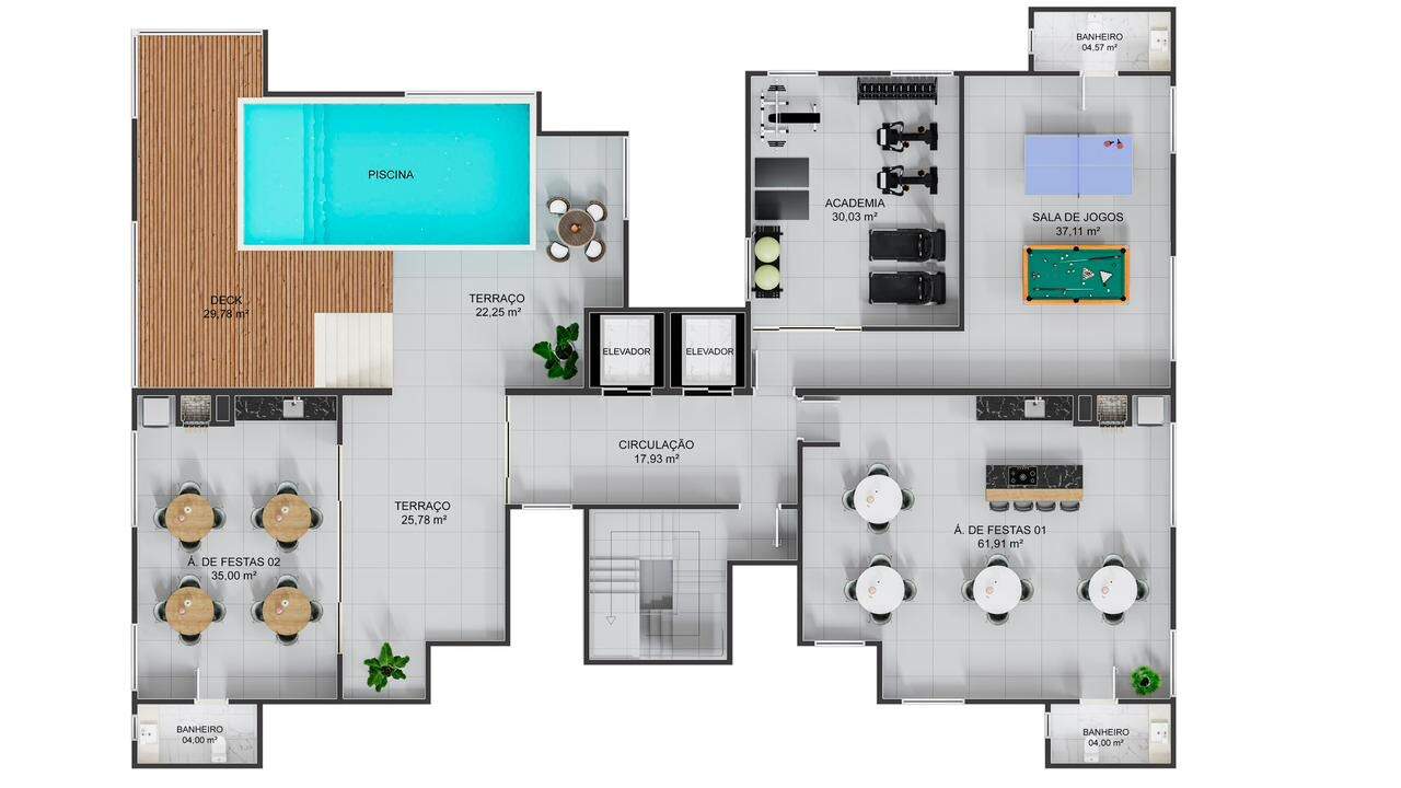 Apartamento à venda no Centro: 