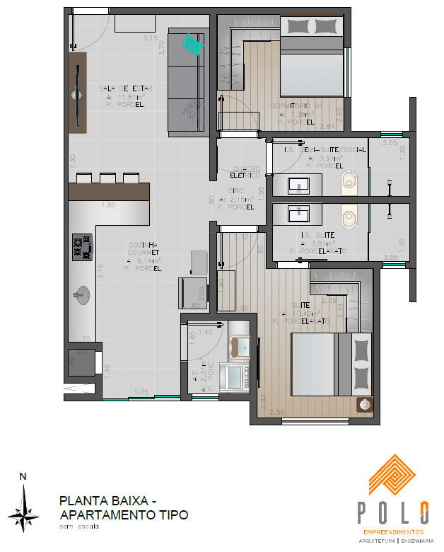 Apartamento à venda no Jardim Coopagro: 