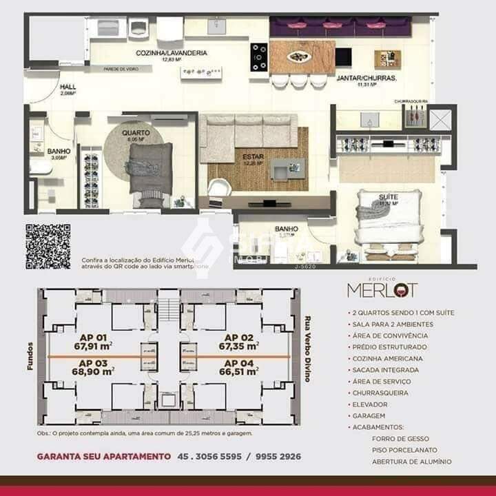 Apartamento à venda no Jardim Santa Maria: 