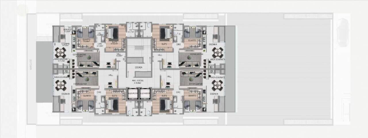 Apartamento à venda no Centro: 