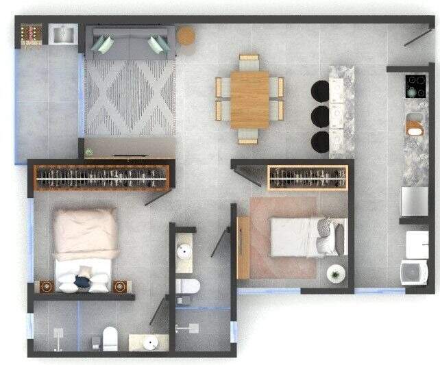 Apartamento à venda no Vila Industrial: 