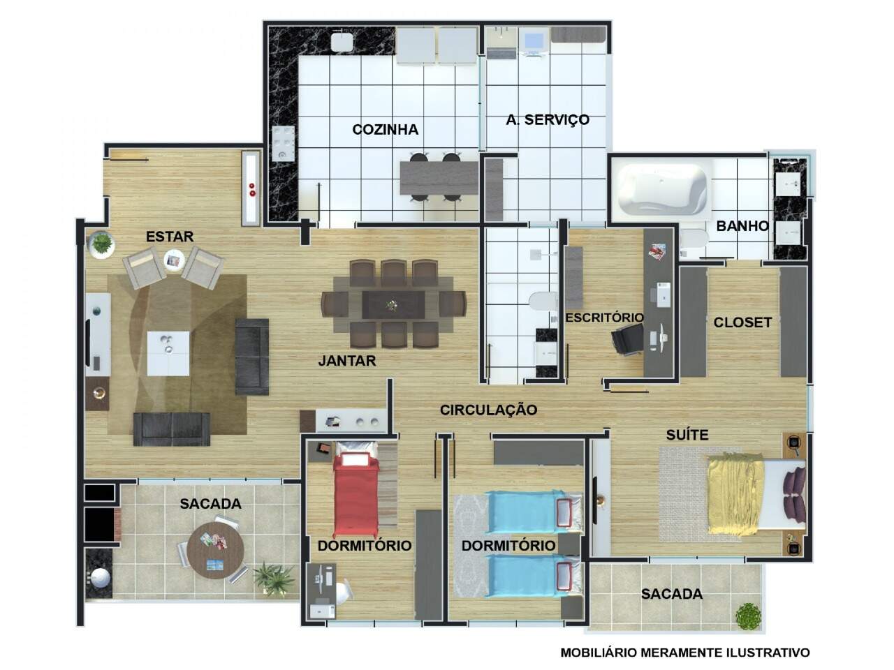 Apartamento à venda no Jardim Santa Maria: 