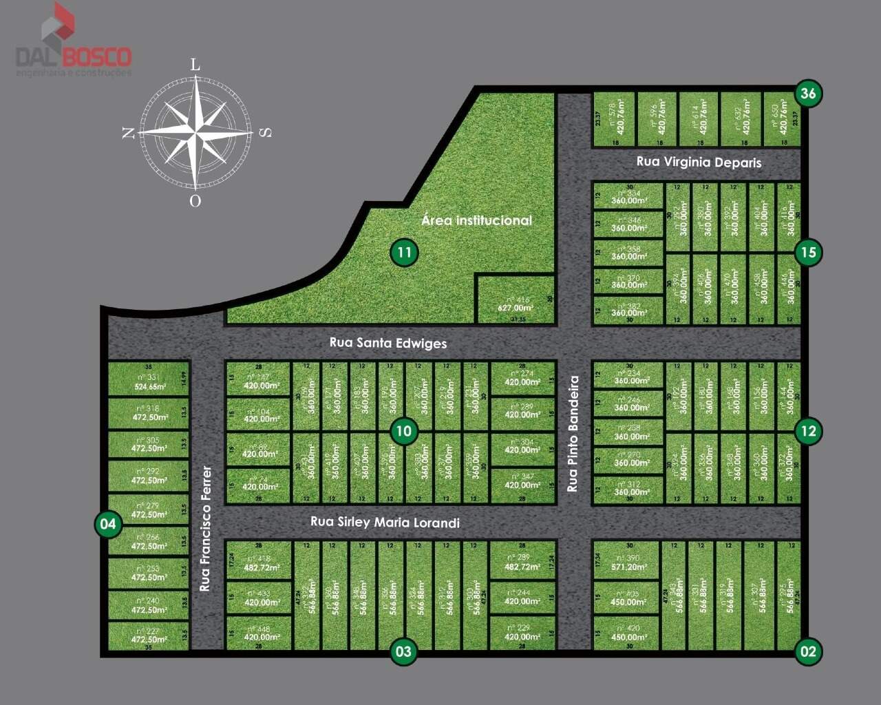 Lote à venda no Jardim Pancera: 