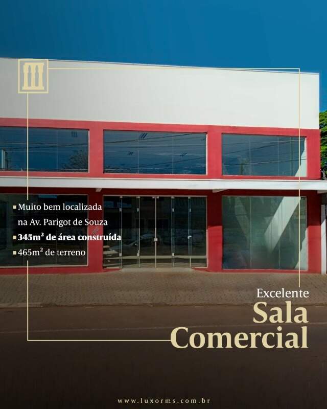 Sala à venda no Centro: 