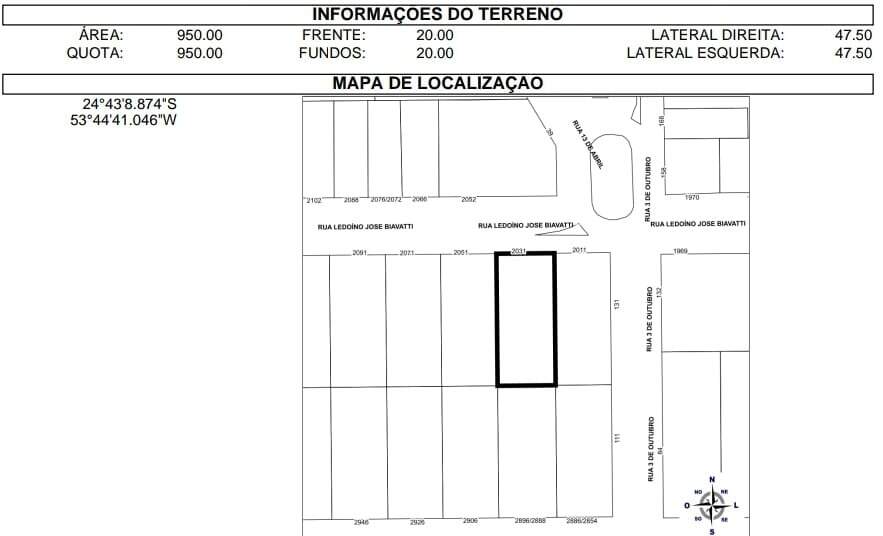 Lote à venda no Vila Industrial: 