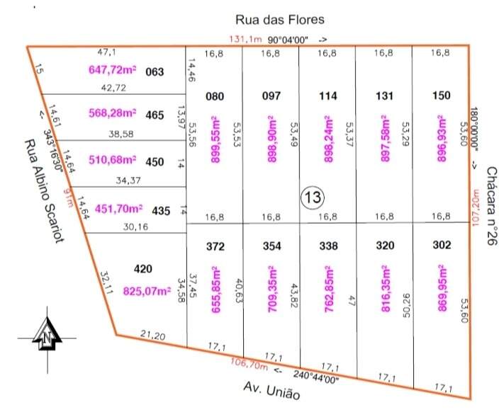 Lote à venda no Jardim Coopagro: 