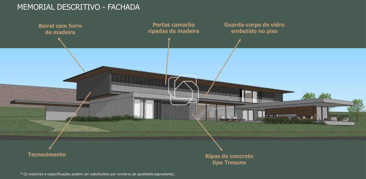 Casa de Condomínio à venda em Porto Feliz - SP - Condomínio Fazenda Boa Vista: Fotos meramente ilustrativas do projeto em 3D