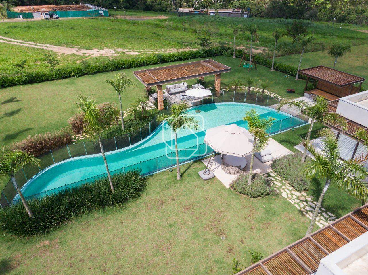 Casa de Condomínio à venda em Itu - SP - Condomínio Terras de São José II: Visão aérea da casa