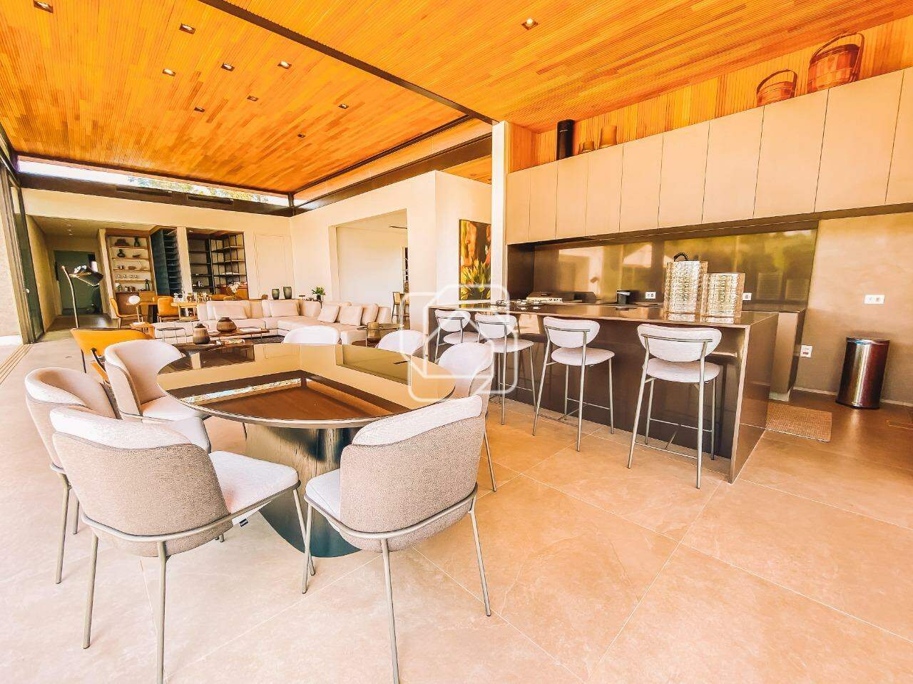 Casa de Condomínio à venda em Itu - SP - Condomínio Terras de São José II: Espaço gourmet, salas integradas