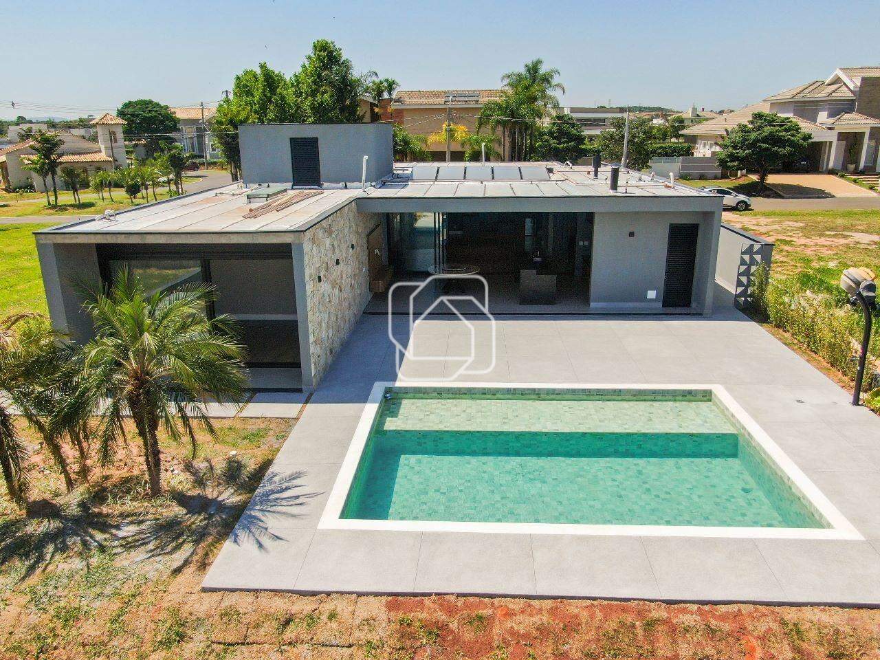 Casa de Condomínio à venda em Itu - SP - Condomínio Xapada Parque Ytu: Visão aérea da casa