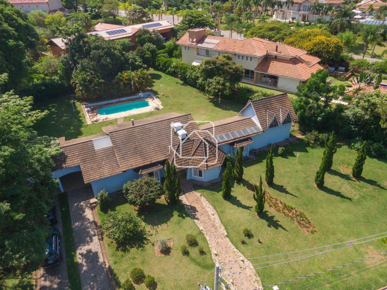 Casa de Condomínio à venda em Itu - SP - Fazenda Vila Real de Itu: Visão aérea da casa