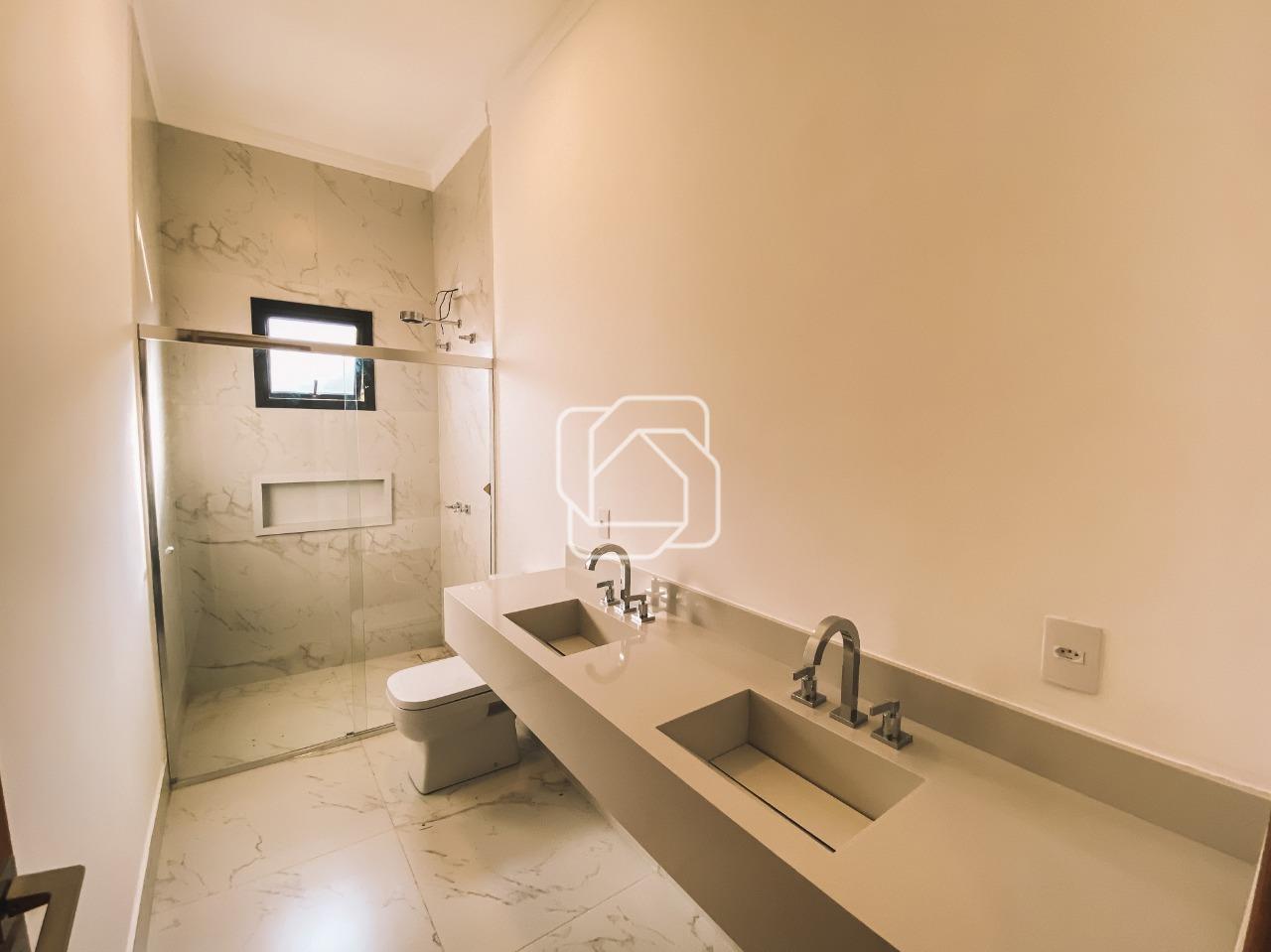 Casa de Condomínio à venda em Itu - SP - Condomínio Villas do Golfe: Banheiro, pia dupla