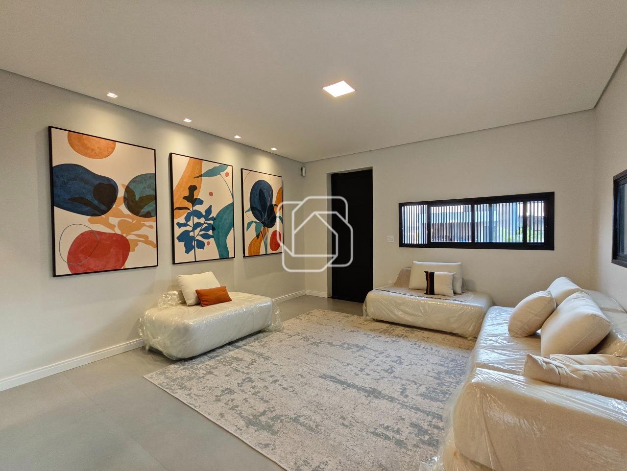 Casa de Condomínio à venda em Indaiatuba - SP - Residencial Evidências: Sala de estar