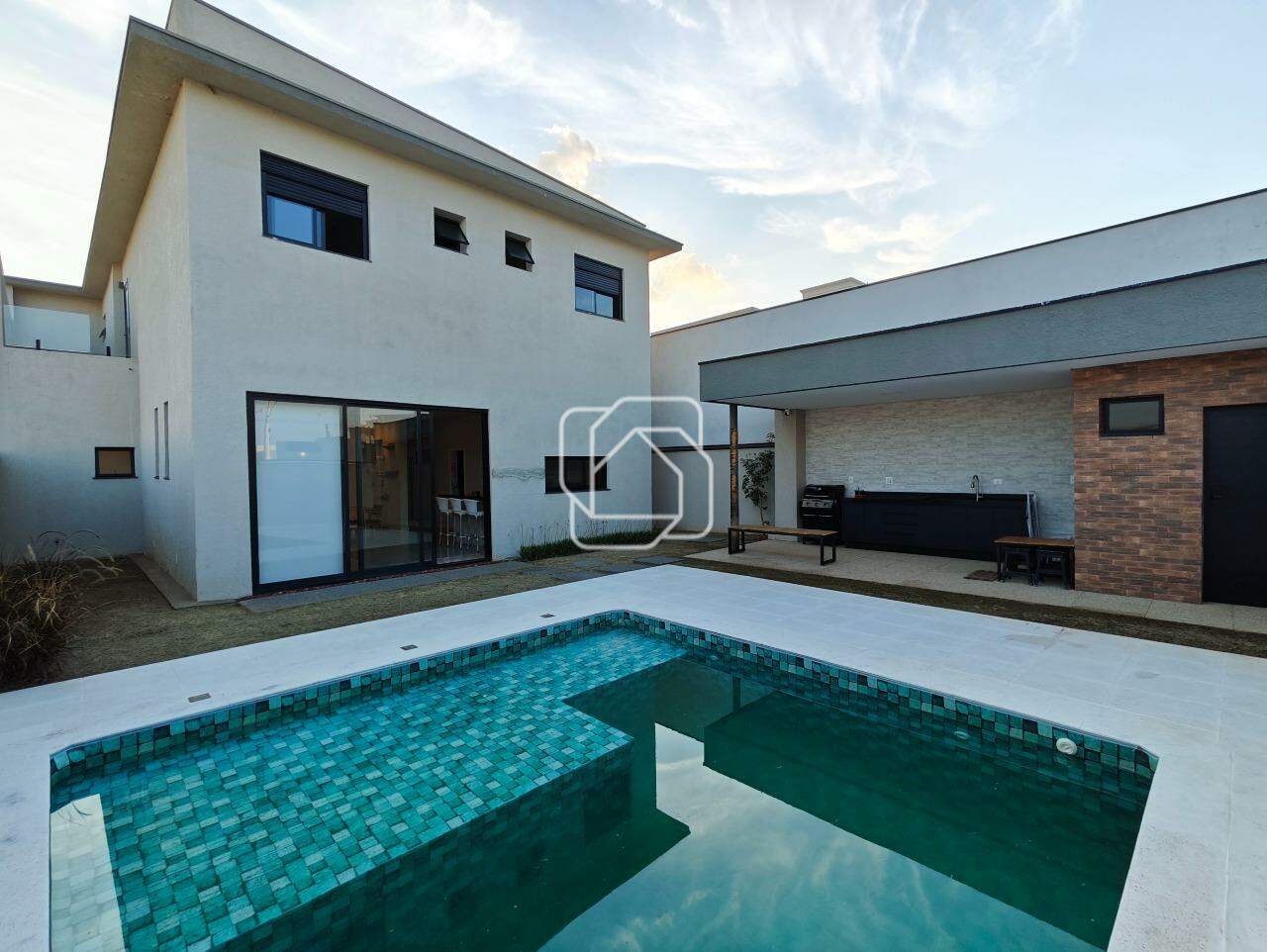 Casa de Condomínio à venda em Indaiatuba - SP - Residencial Evidências: Área da piscina